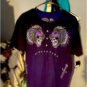 Affliction live fast shirt